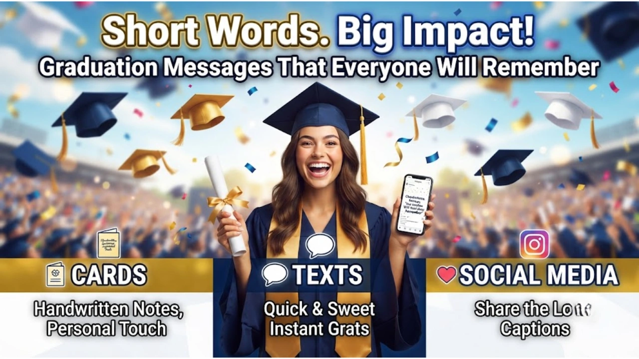 150 Short & Sweet Graduation Messages for Cards, Texts & Social Media