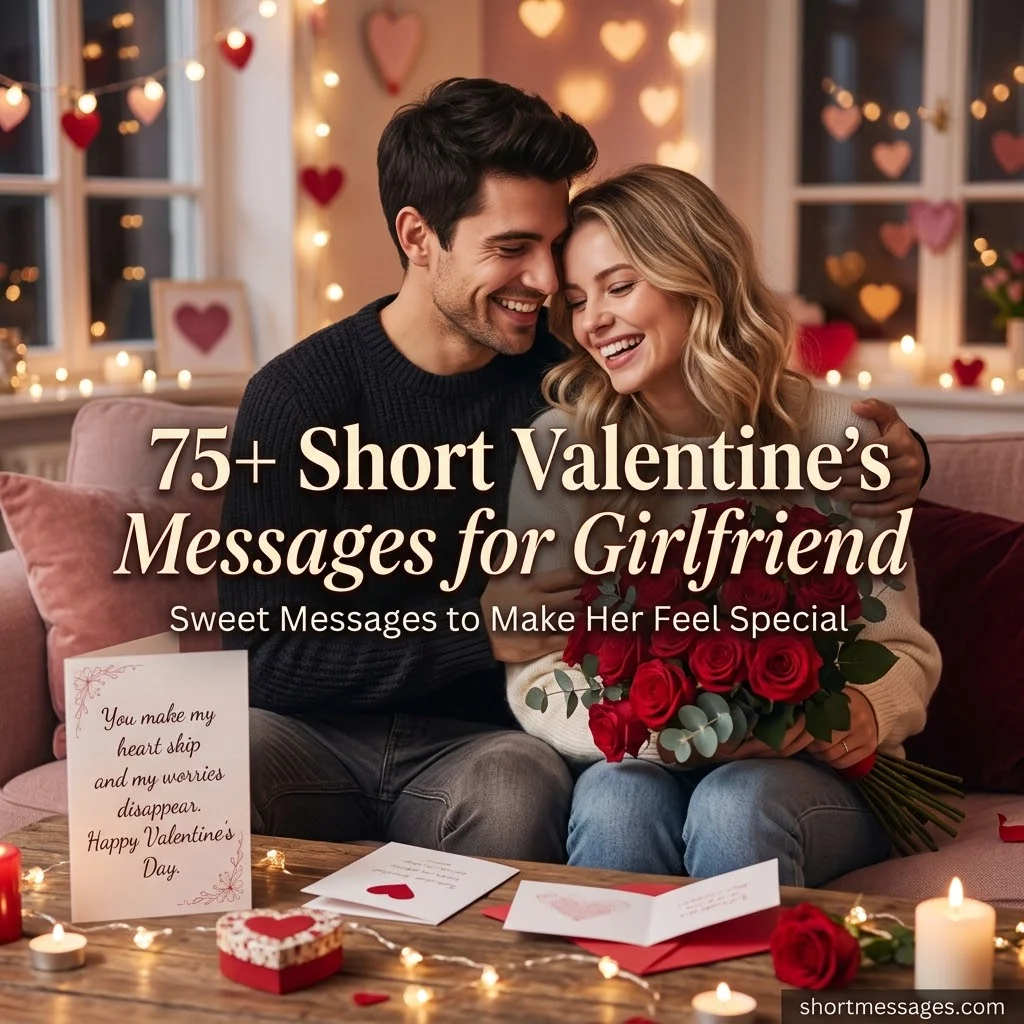75+ Short Valentine's Messages for Girlfriend to Make Her Feel Special