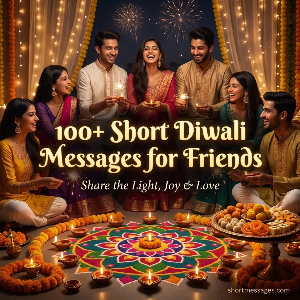 100+ Short Diwali Messages for Friends