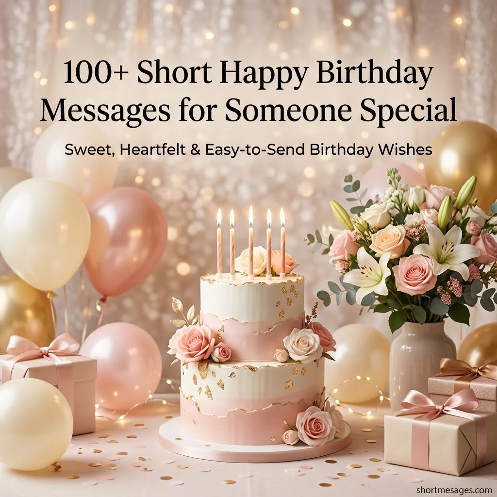 100+ Short Happy Birthday Messages