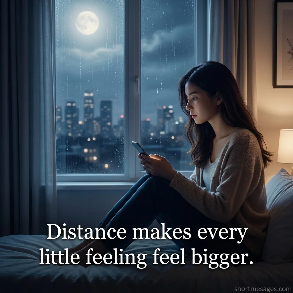 101+ Short Sad Long Distance Relationship Messages