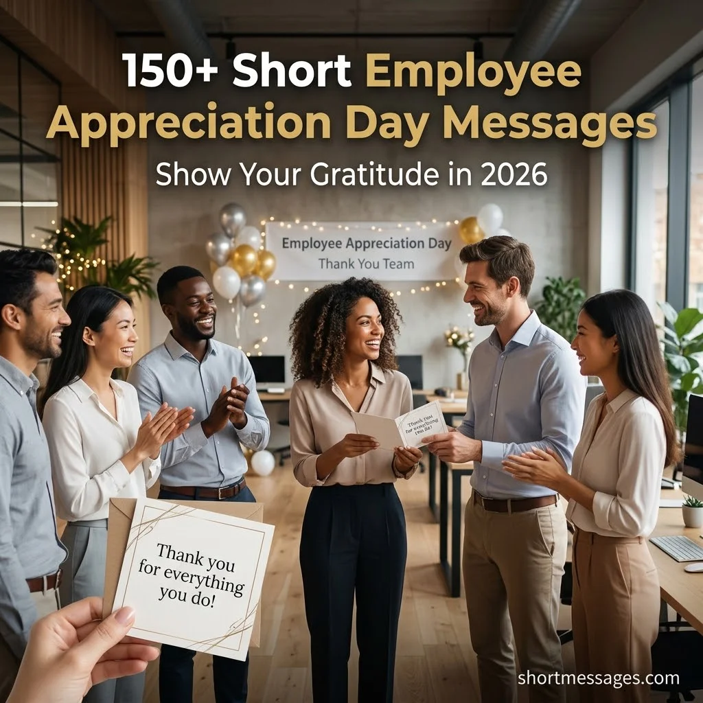 150+ Short Employee Appreciation Day Messages