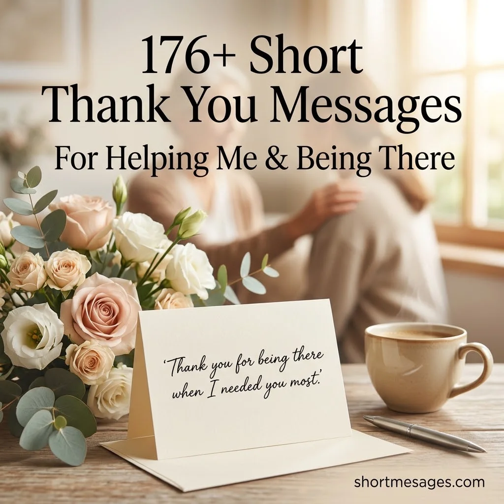 176+ Short Thank You Messages for Helping Me