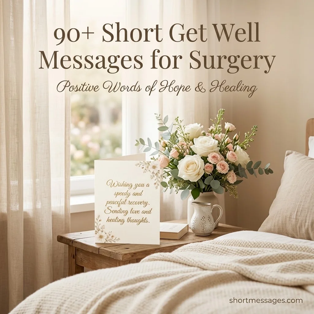 90+ Short Get Well Messages for Surgery