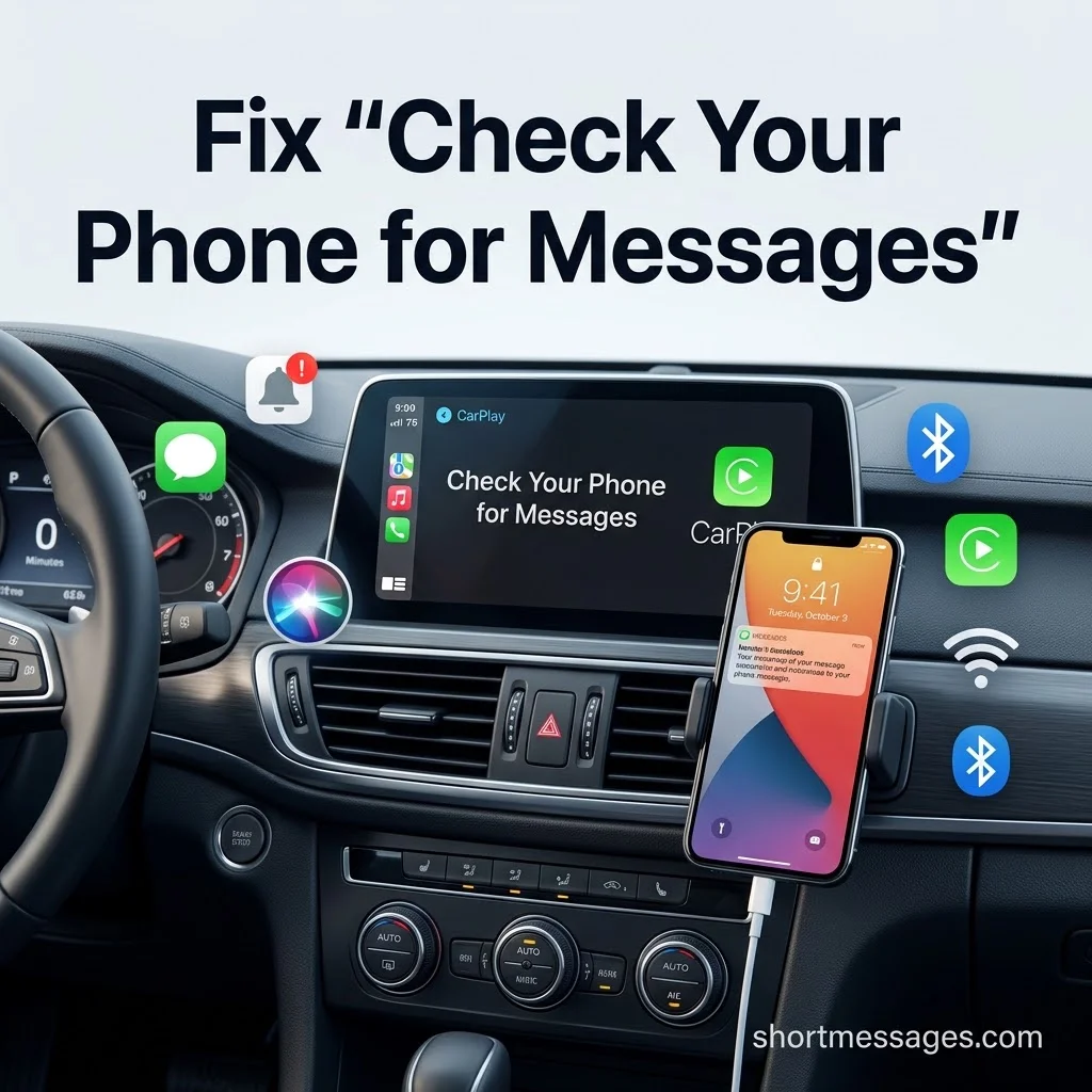 How to Fix Check Your Phone for Messages on Apple CarPlay