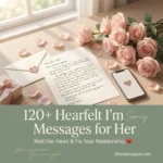 120+ Heartfelt Short I’m Sorry Messages