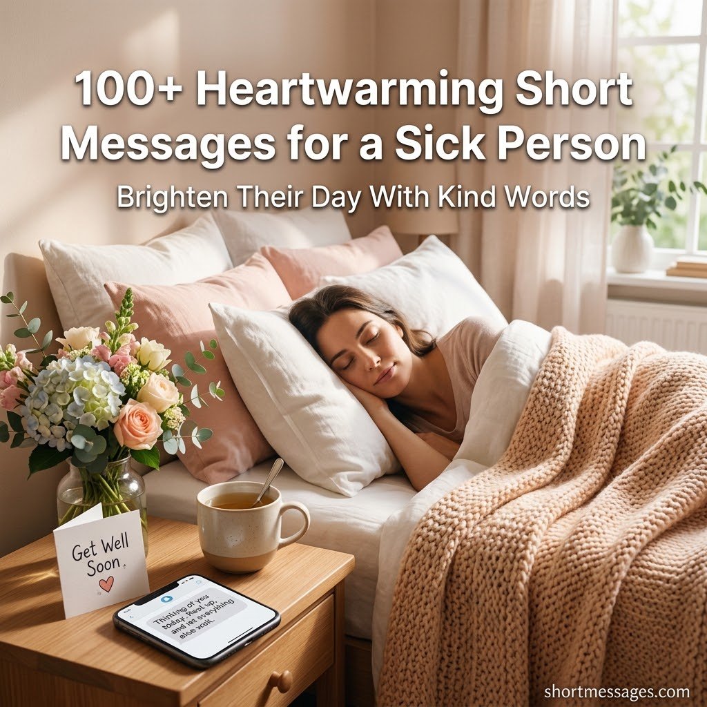 100+ Heartwarming Short Messages for a Sick Person