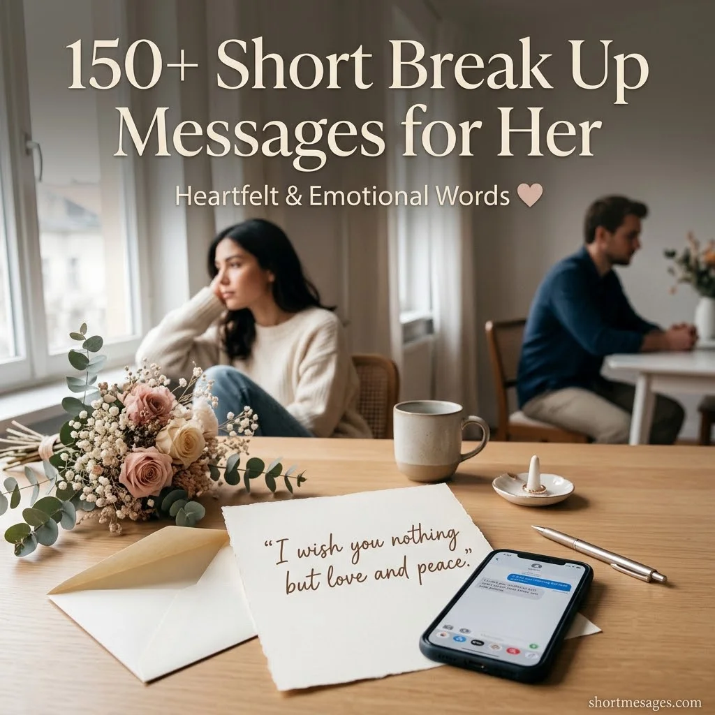 150+ Short Break Up Messages for Her Paragraph