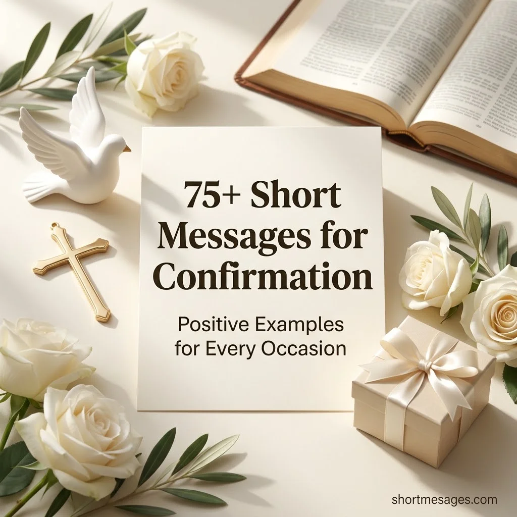 75+ Short Messages for Confirmation